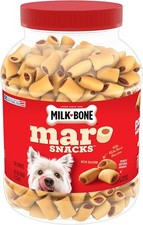 Milk-Bone MaroSnacks Dog Treats, Beef, 40 Ounce with Real Bone Marrow  Calcium