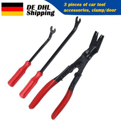 3 Stk Türverkleidung Lösezange Werkzeug Clip Zange Spreiznieten lösen Clips Neu