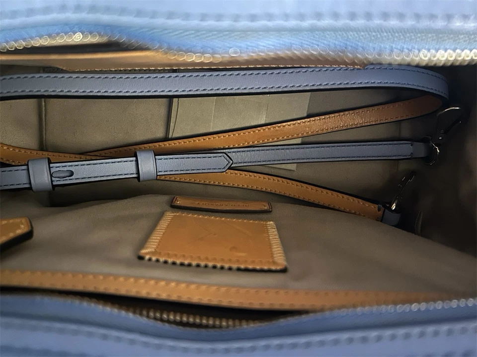 RARE Reed Krakoff Atlantique Sky Blue Leather Mini Tote - Image 3 of 3