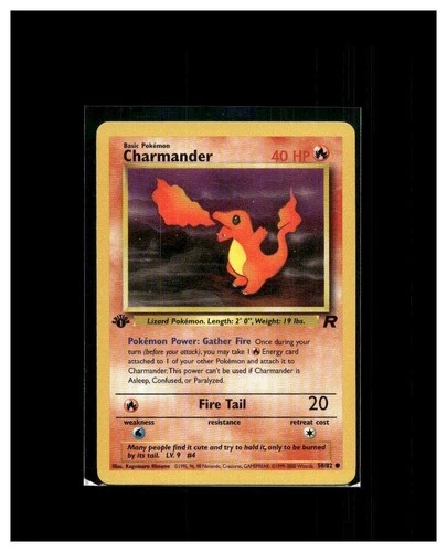 2000 Pokémon TCG 1st Edition Charmander Common Regular 50/82