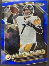 2025 Panini Prizm Black - Ben Roethlisberger #125 Blue Ice Prizm /125