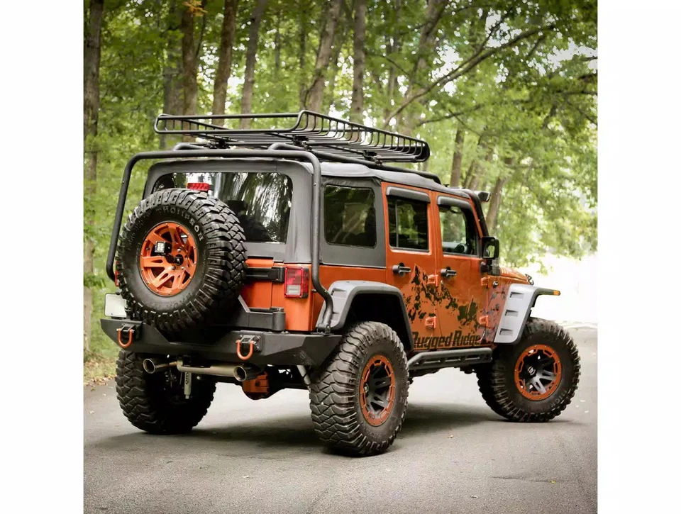 Rugged Ridge Hurricane Fender Flare EU Smooth Fits 2007-2018 Jeep Wrangler JK Foto 4 de 4