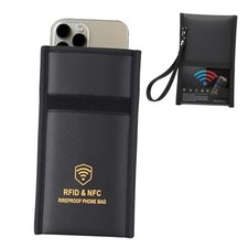 Faraday Bags for Phones and Car Keys, Faraday Cage Signal Blocker Pouch - 1