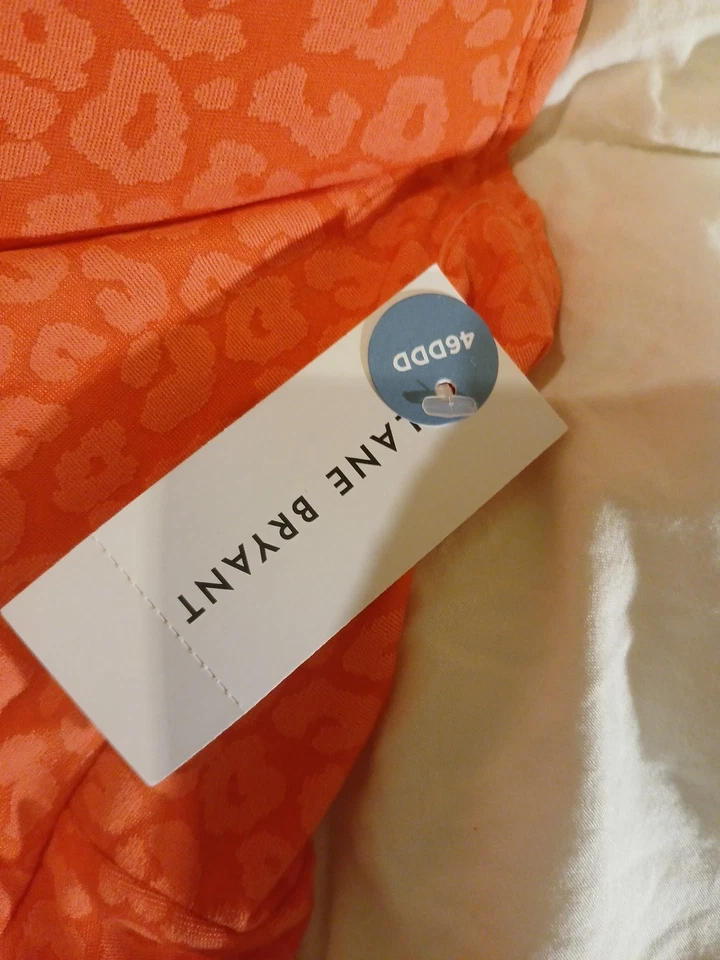 Lane Bryant женщин плавать юбка ярко-розовый, 46 DDD, новый с Ярлыками - Изображение 3 из 4