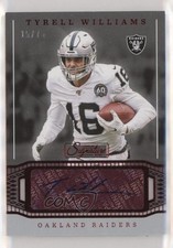 2019 Panini Chronicles Signature Series Red 15/75 Tyrell Williams #SS38 Auto 0c2