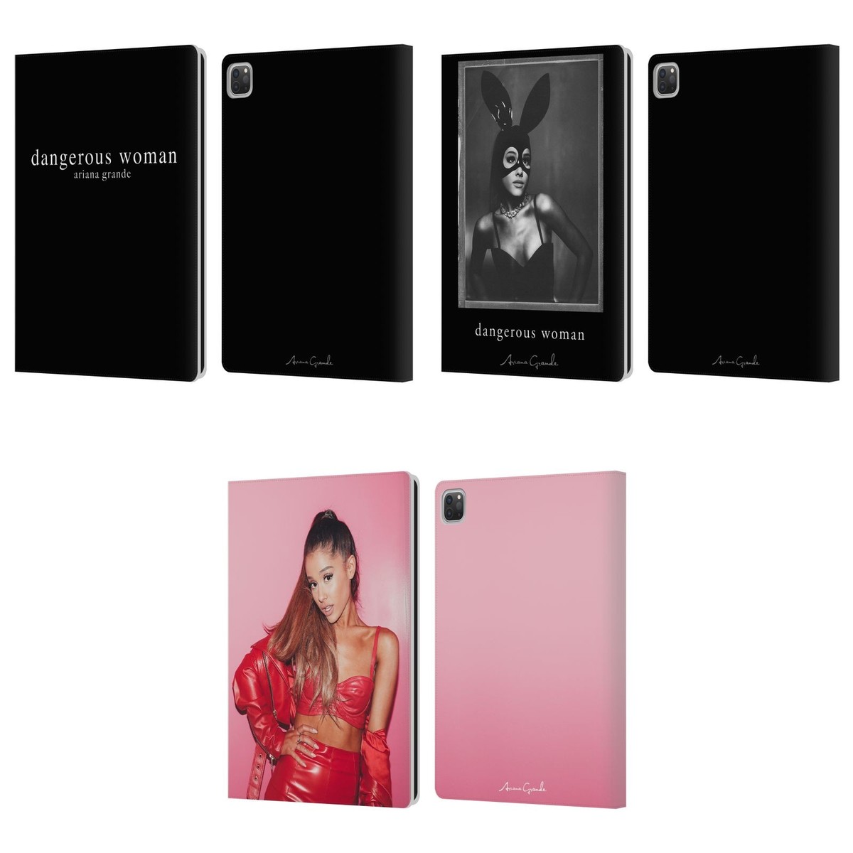 OFFICIAL ARIANA GRANDE DANGEROUS WOMAN LEATHER BOOK WALLET CASE