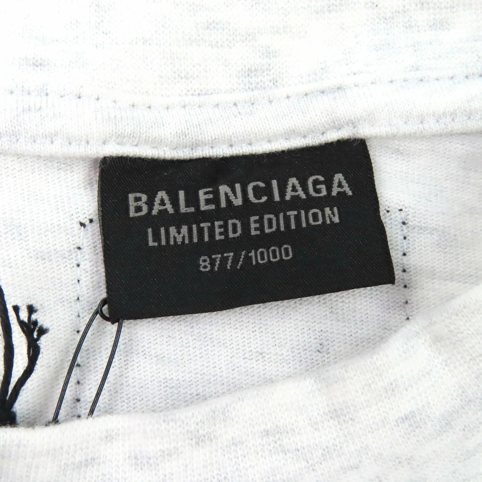 BALENCIAGA Men's T-Shirt Unused Cotton Archive Medium Fit Connected Short Sleeve thumbnail 6