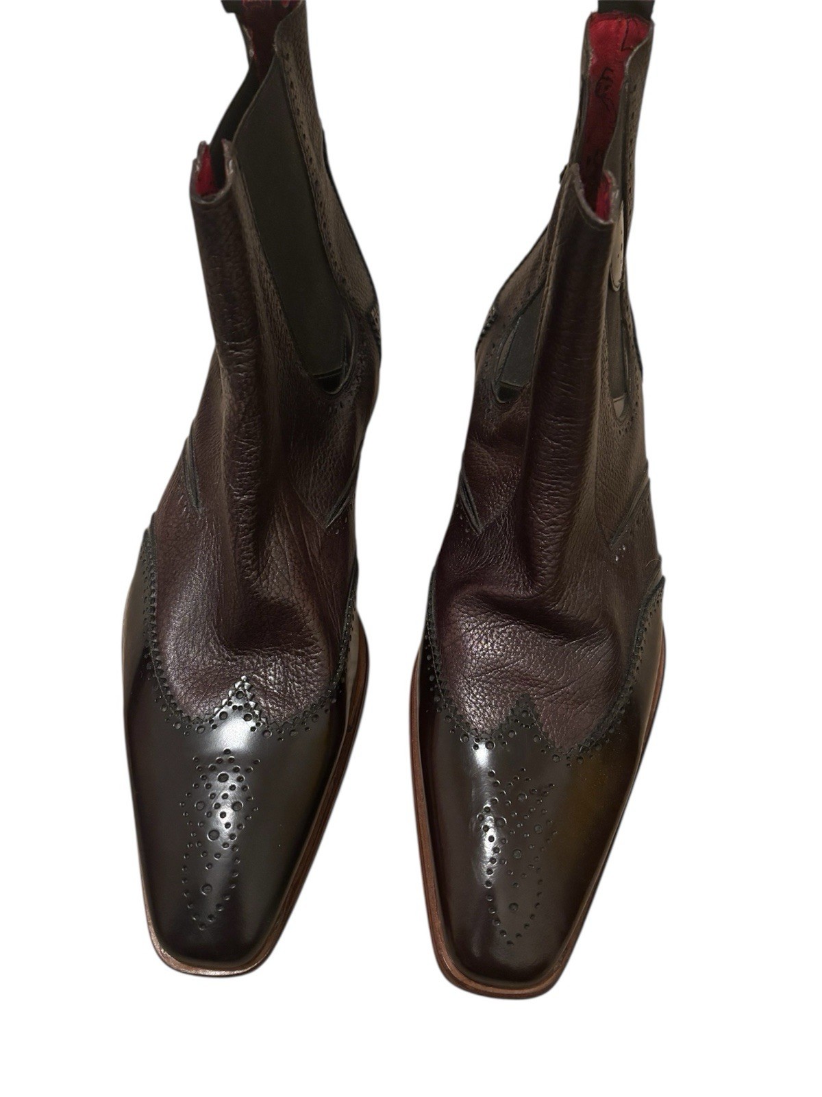Jeffery West pointed Leather men’s Boot Nwt size 10 image 3