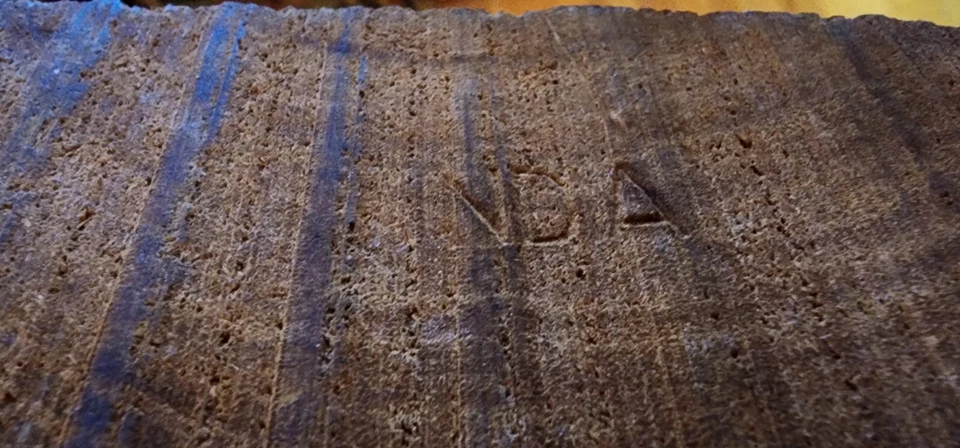 Bloque de impresión de madera de colección tallada a mano tela textil que representa a un Thunderbird Foto 3 de 4