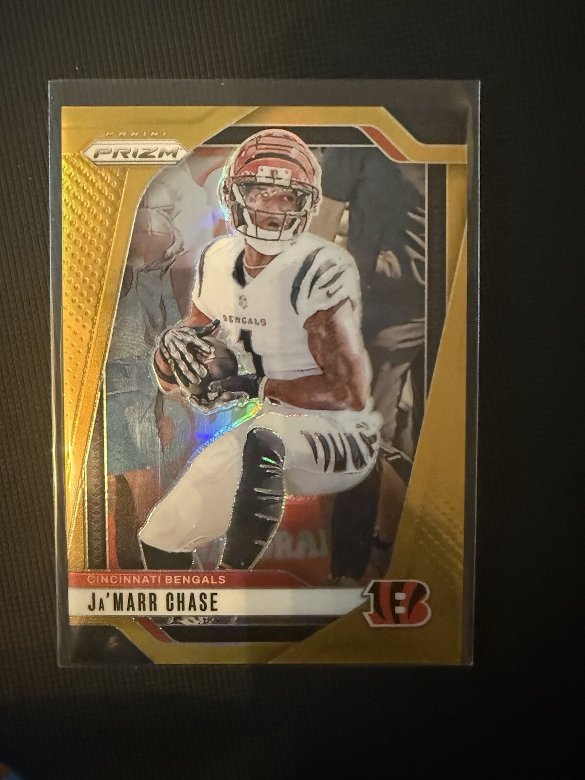 2024 Prizm Ja’marr Chase True Gold /10 Bengals MINT! #57