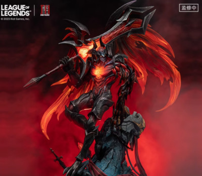 League of Legends jimei Hall Collaboration Aatrox Sculpture