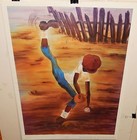 ANNIE LEE "FULL COUNT 3 & 2" COLOR OFFSET LITHOGRAPH