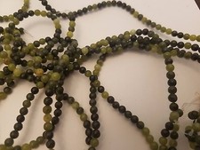 Gemstone Taiwan Jade Beads, Round, Olive Green, about 4mm in diameter, hole: 0.8