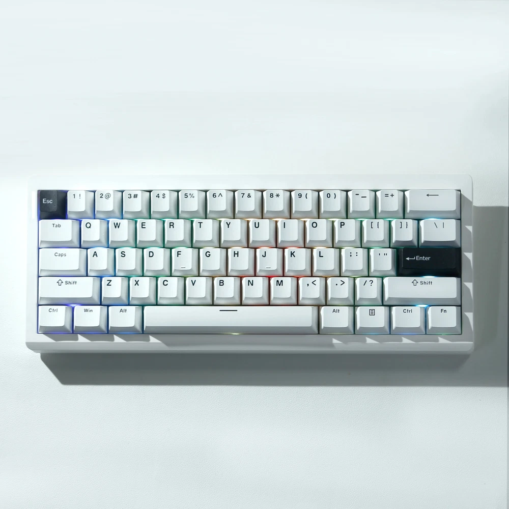 Hot Swap RGB Backlight Bluetooth Mechanical Keyboard with Gasket Structure and Wireless Connectivity