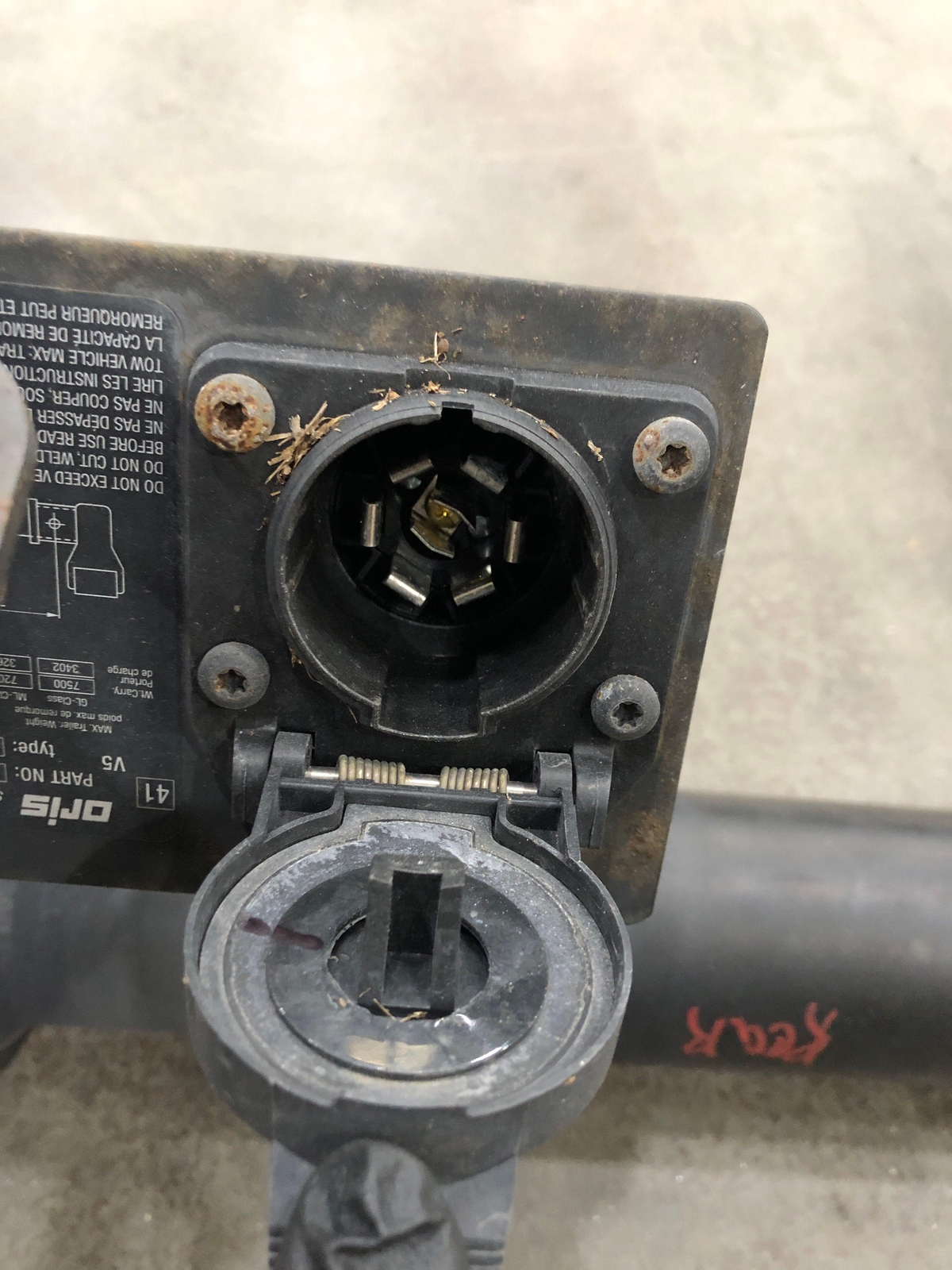 20162019 MERCEDES GLE 350 REAR BUMPER IMPACT TRAILER HITCH BAR