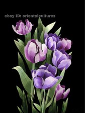 Chinese 100 real natural silk thread,su hand embroidery kits:flower