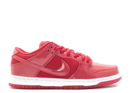 Size 7 - Nike SB Dunk Low Pro Red Patent Leather 2015