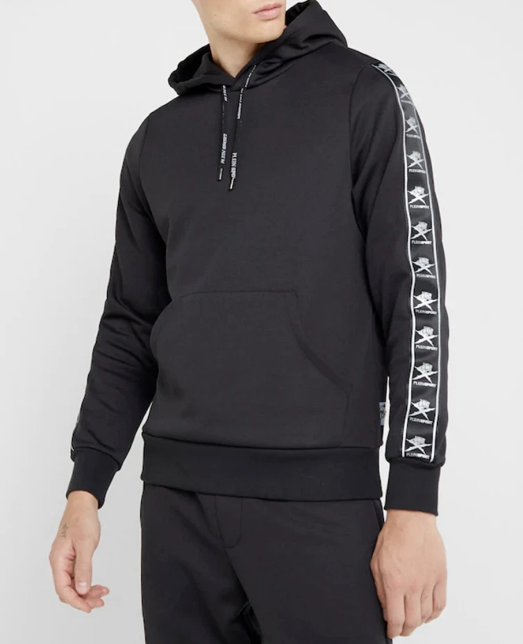 PHILIPP PLEIN SPORT HOODED SWEATSHIRT HOODIE KAPUZEN-PULLOVER PULLI SWEATER S