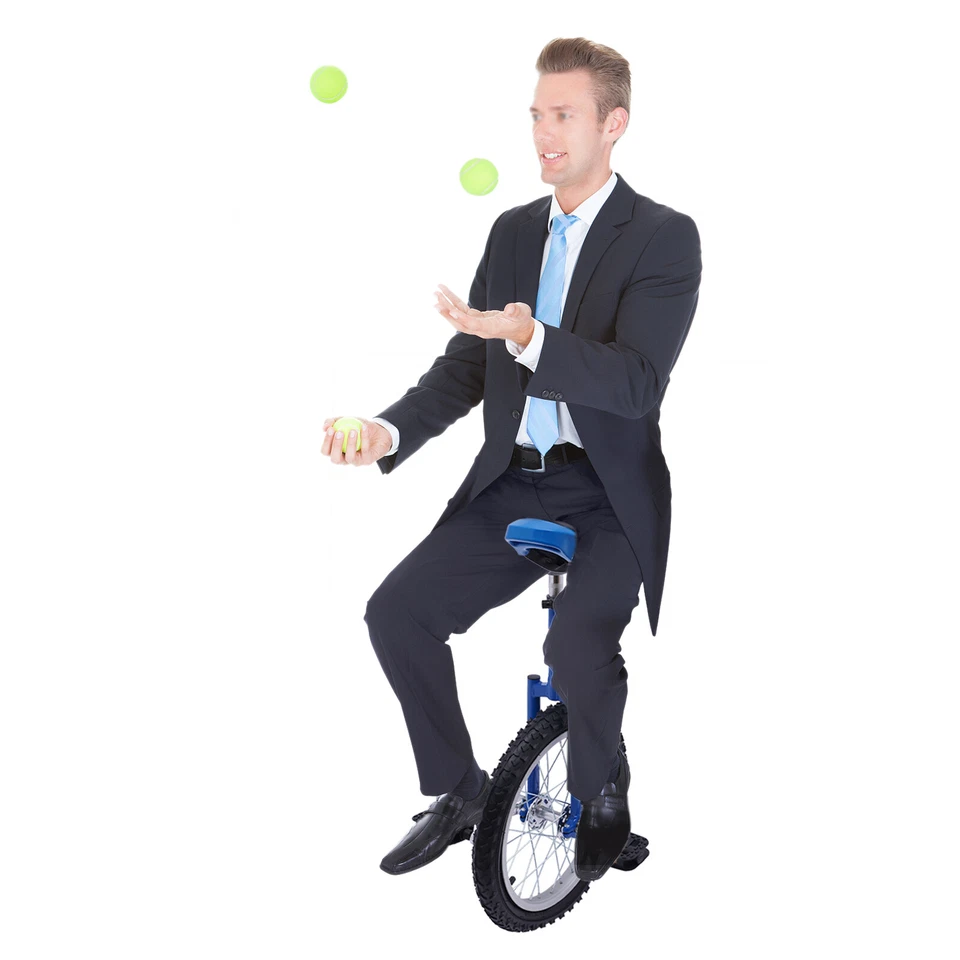 Wheel Outdoor Sports Unicycle 24" Adjustable Seat Exercise Bicycle Fitness Bike - Image 4 of 4