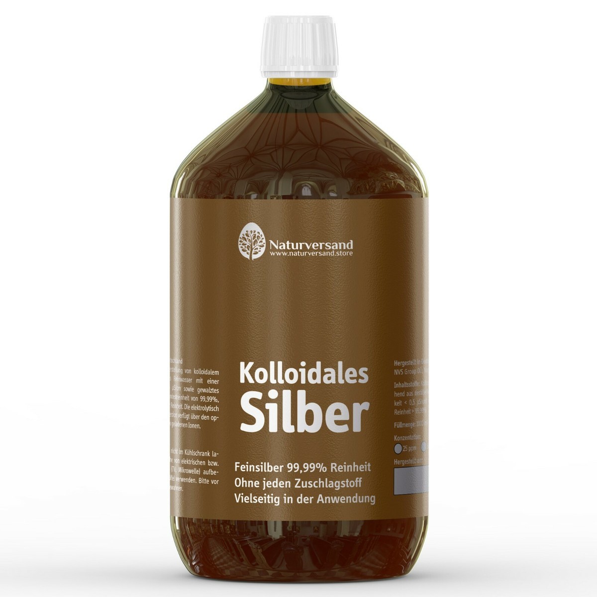 Kolloidales Silber 25 Ppm, 1000 Ml