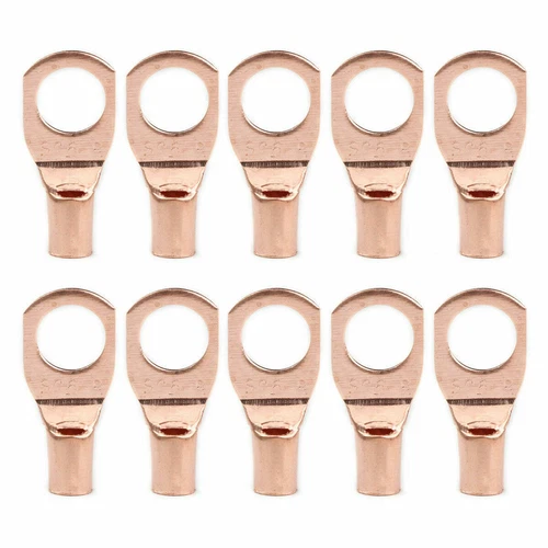 70Pcs Copper Tube Terminals Battery Welding Cable Lug Ring Crimp Connectors Set - Picture 5 of 17