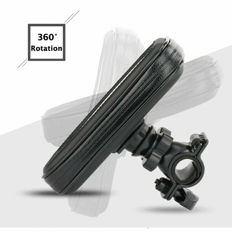 Waterproof 360 Rotate Bicycle Motorbike Handlebar Mount Holder For Mobile Phone - Image 4 of 4