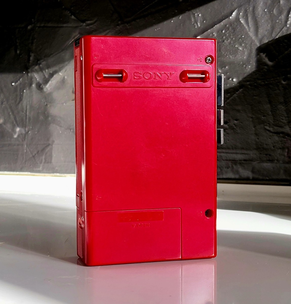 Super rare Red Sony Walkman WM-9 Cassette Player Stranger Things