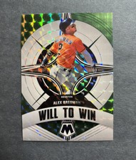 2022 Mosaic Green Prizm Will To Win Alex Bregman #WW-7 Baseball Card