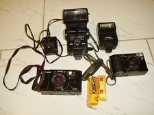 Vintage Canon AF35M Auto Focus 35mm Canon ML 2 flash Film Camera for Parts