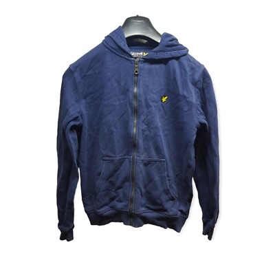 Lyle & Scott Unisex Kinder Langarm Marine Pullover mit durchgehendem Reißverschluss Größe 12-13 Jahre (C2)