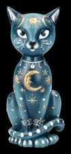 Himmlische Katzenfigur - Celestial Kitty - Fantasy Dekofigur Katze 26 cm Statue