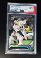 Roki Sasaki PSA 10 Japan 2023 Topps Now World Baseball Classic #WBC-19 GEM MINT