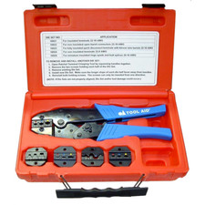 S&G Tool Aid Ratcheting Terminal Crimper Kit ...
