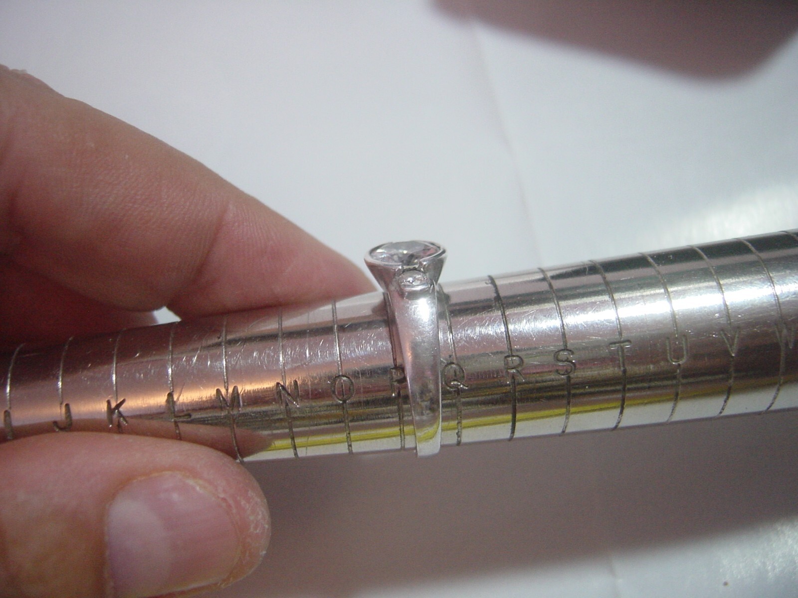 SUPERB BEAUTIFUL SOLID SILVER-RING-BRILLIANT DIAM… - image 8