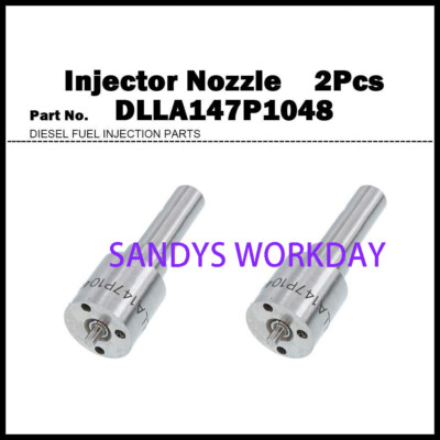 2x DLLA147P1048 Fuel Injector Nozzle for MERCEDES BENZ Atego 1228 1328 1528 1828