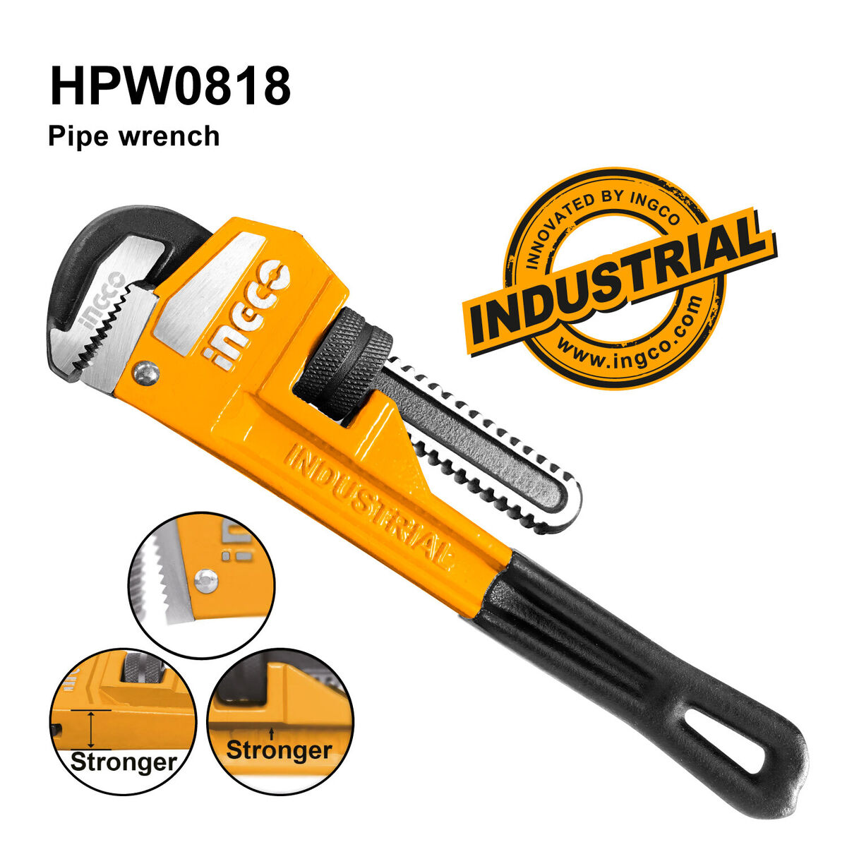 Agri Supply® Pipe Wrench, 8 In.