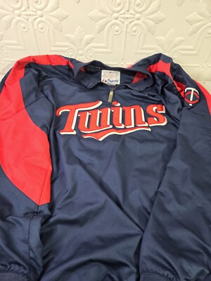 Twins ジャケット Majestic Majestic Minnesota Twins MLB Jacket Men's 3XT Baseball Navy
