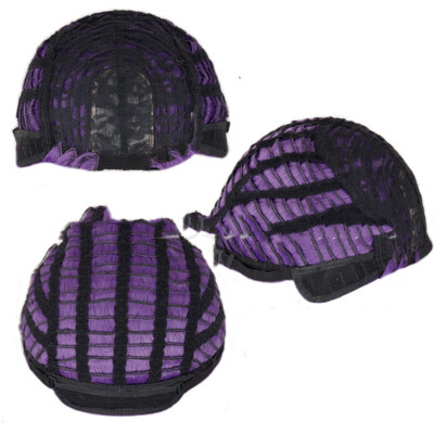 Wig Headgear Black And Purple Two-color Gradient Big Wave Long Curly Hair Synthe