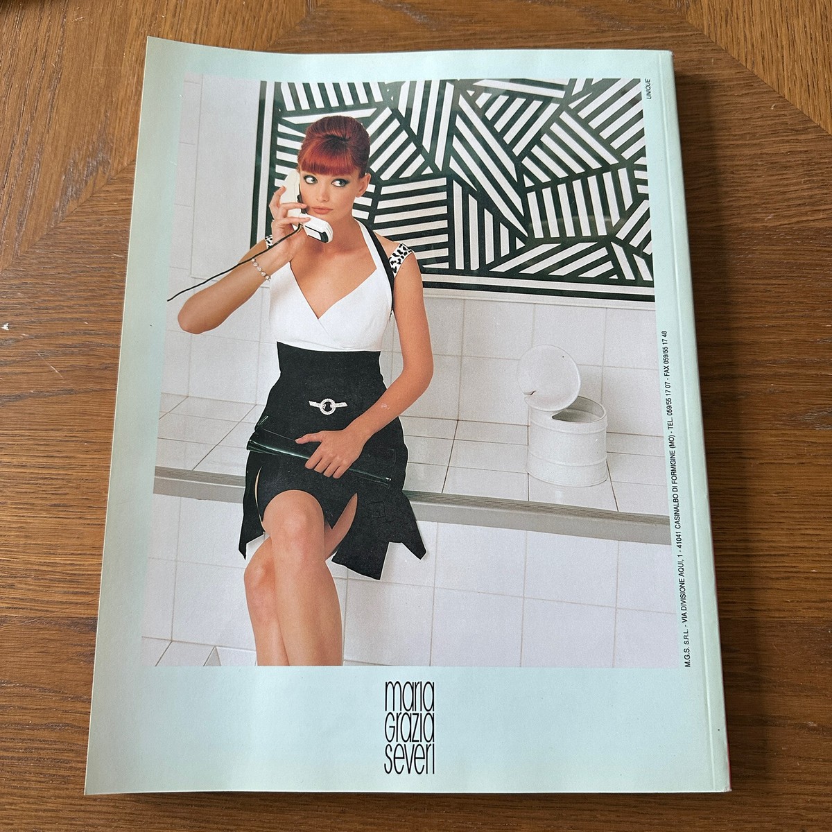 VINTAGE 1990s Italian MODA IN Collezioni International Fashion