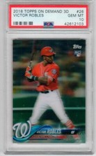Victor Robles Nationals 2018 Topps On Demand 3D RC PSA 10 only 269 made