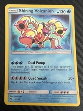 Pokemon TCG Shining Volcanion 27/73 Shining Legends Holo LP