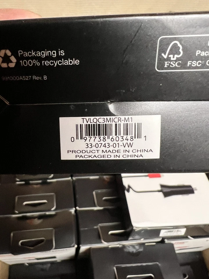 Carregador de parede original Verizon micro USB carga rápida OU carregador de carro Samsung - Imagem 4 de 4