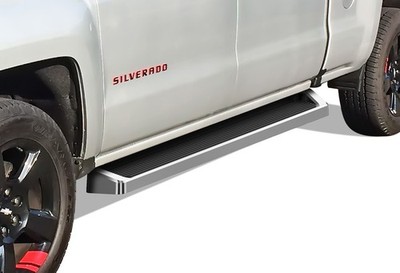 APS Running Boards Fit 19-26 Silverado Sierra Double Cab