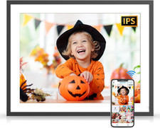 17" WiFi Digital Photo Frame - 32GB, Touch Screen, Share via App  Email