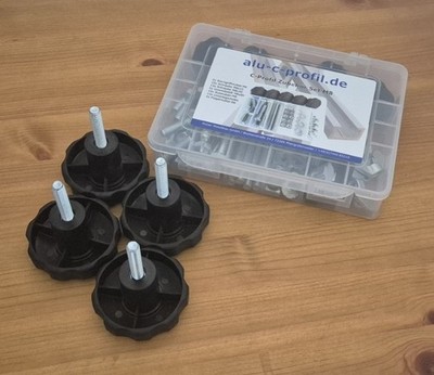 Aluprofil - C-Profil Zubehör Set M8