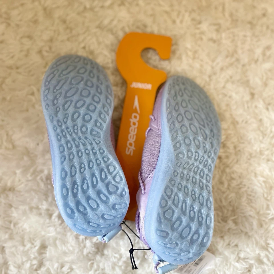 Zapatos acuáticos Speedo Junior WaterTrek - Lila: calzado de natación para niños talla S (13-1) Foto 2 de 4