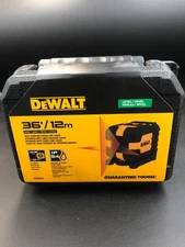 Dewalt  36 ft. Red Self-Leveling Cross Line Laser Level Batteries & Case DW08802