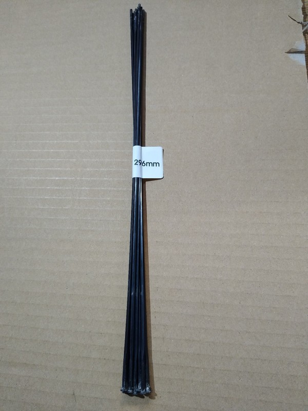 sapim cx ray straight-pull spokes 296mm pack of 12, used in good condition
