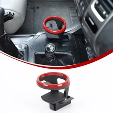 Red Carbon Steel Dashboard Left Side Cup Holder For Toyota Prado 2003-2009