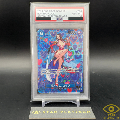 PSA 10 Boa Hancock SR SP OP07-051 Japanese ONE PIECE Emperors in